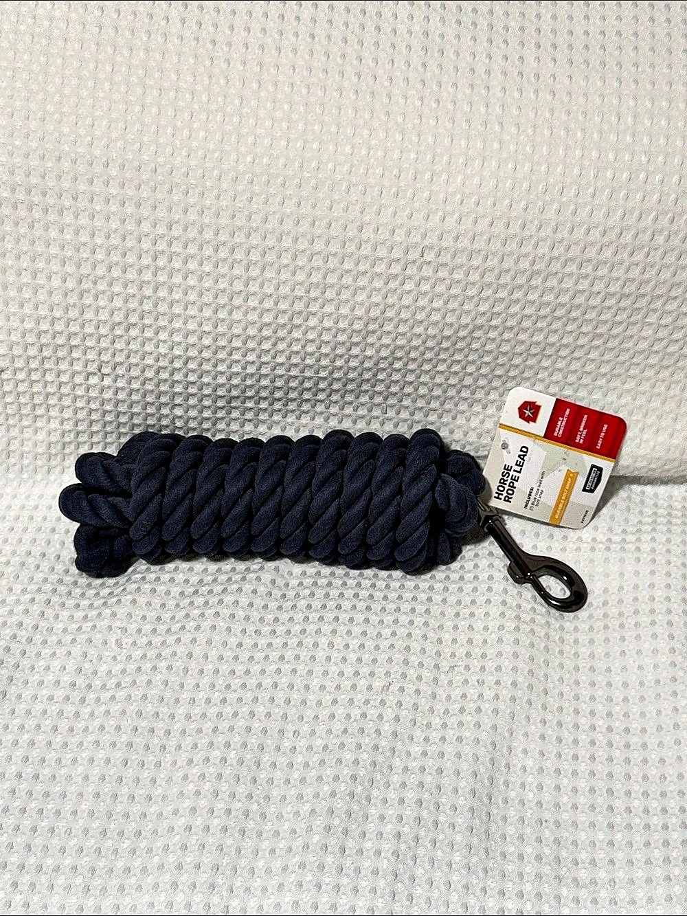 Horse Rope Lead Dark Blue Rope with bolt snapNWT